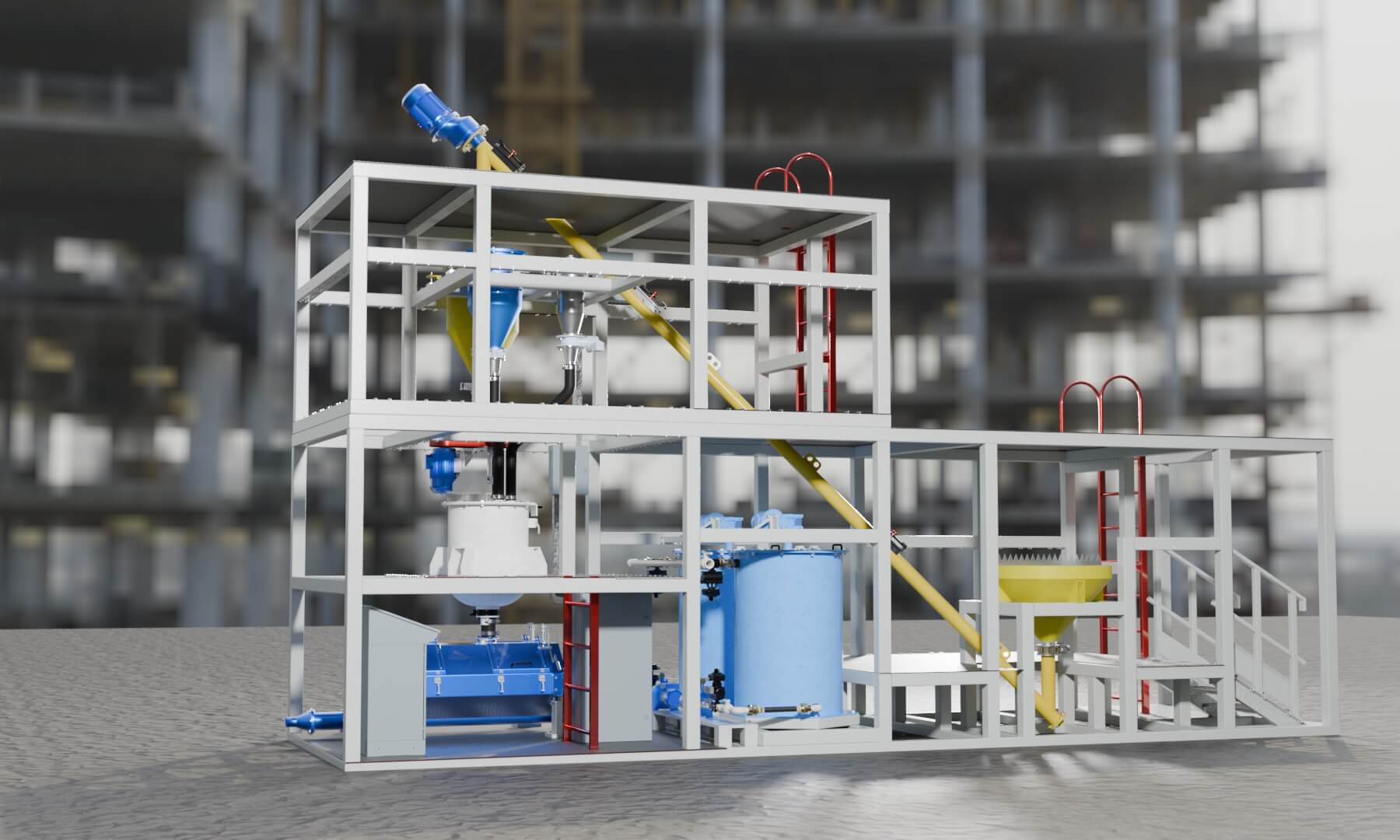 Mobile Foam Concrete Plants for On-Site Production